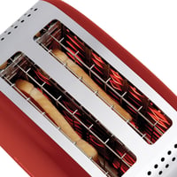 Russell Hobbs Colours Plus Piros Kenyérpirító 2 Szeletes Extra Széles Nyílás 1600W 6