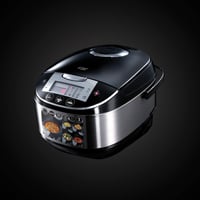 Multicooker Russell Hobbs Cook at Home 21850-56 – 5 litri, 900W, 11 programe de gătire, afișaj LED, oțel inoxidabil, negru-argintiu 6