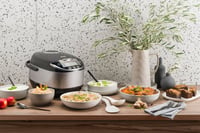 Multicooker Russell Hobbs Cook at Home 21850-56 – 5 litri, 900W, 11 programe de gătire, afișaj LED, oțel inoxidabil, negru-argintiu 2