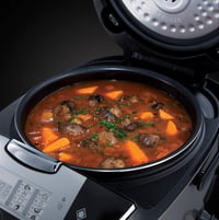 Multicooker Russell Hobbs Cook at Home 21850-56 – 5 litri, 900W, 11 programe de gătire, afișaj LED, oțel inoxidabil, negru-argintiu 5