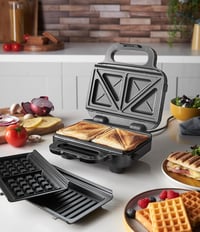 Russell Hobbs Creations 26810-56 3az1-ben szendvicssütő, gofrisütő és kontakt grill 2