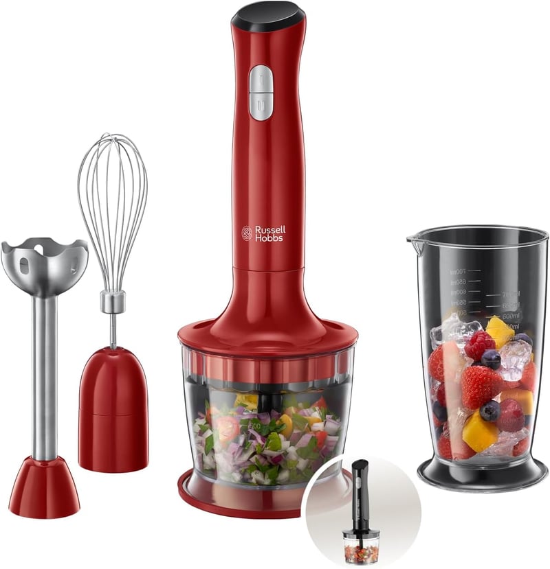 Russell Hobbs Desire Konyhai Robotgép 2 Fokozat Piros-Fekete