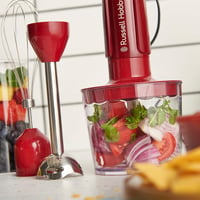 Russell Hobbs Desire Red 3az1-ben kézi mixer, habverő és aprító 600ml pohárral 4