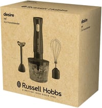 Russell Hobbs Desire Red 3az1-ben kézi mixer, habverő és aprító 600ml pohárral 9