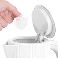 Russell Hobbs Eden fehér vízforraló 1,7L rozsdamentes acél szűrővel 5