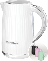 Russell Hobbs Eden fehér vízforraló 1,7L rozsdamentes acél szűrővel 1