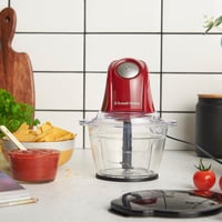 Russell Hobbs Elektromos Mini Aprító Piros 500ml Üveg Edénnyel Húshoz Zöldséghez 2