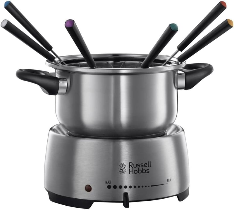 Russell Hobbs Fiesta Fondue 2L 6 személyes fekete rozsdamentes acél 1200W