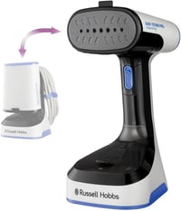 Russell Hobbs Gőzölő Vasaló Összecsukható 1500W Gyors Felmelegítés Textil Kiegészítővel 1