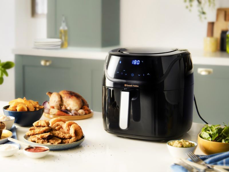 Russell Hobbs Grill Lap SatisFry 8L Légfriteuzhez Gumilábakkal Mosogatógépben Mosható