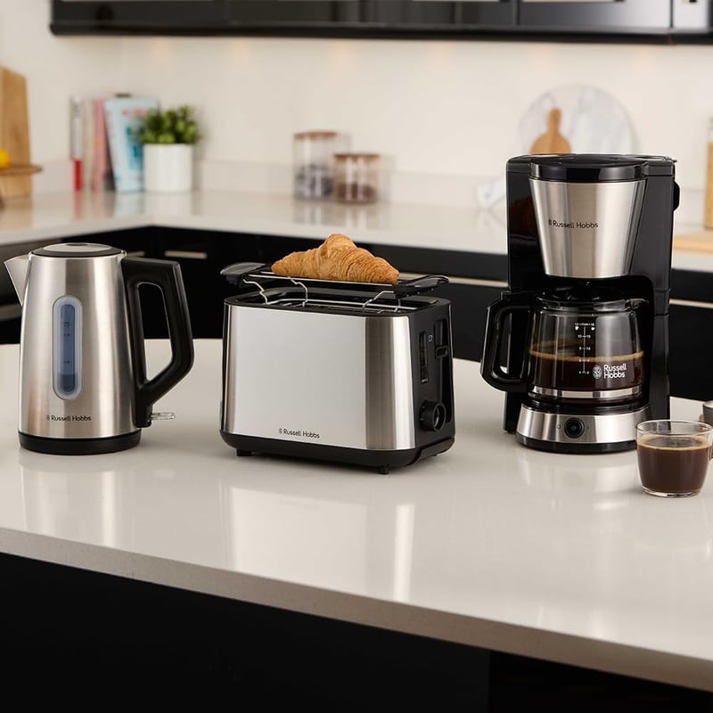 Russell Hobbs Heaton 27390-56 Rozsdamentes Kenyérpirító Extra Széles Nyílással 6 Fokozat