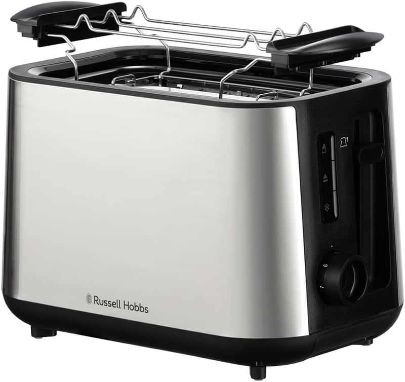 Russell Hobbs Heaton 27390-56 Rozsdamentes Kenyérpirító Extra Széles Nyílással 6 Fokozat