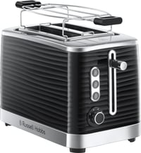 Russell Hobbs Inspire 24371-56 Kenyérpirító 2 Szeletes Fekete Fényes Kivitelben Széles Nyílásokkal 1