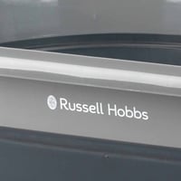 Coș de rufe oval pliabil Russell Hobbs LA053879GRYEU, 27L, organizator de depozitare portabil, negru/gri 9