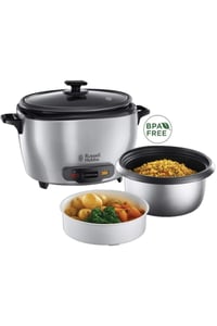 Ryžovar Russell Hobbs MaxiCook XL 5 l, nehrdzavejúca oceľ, s parným nadstavcom, funkciou udržiavania teploty, 1000 W 2