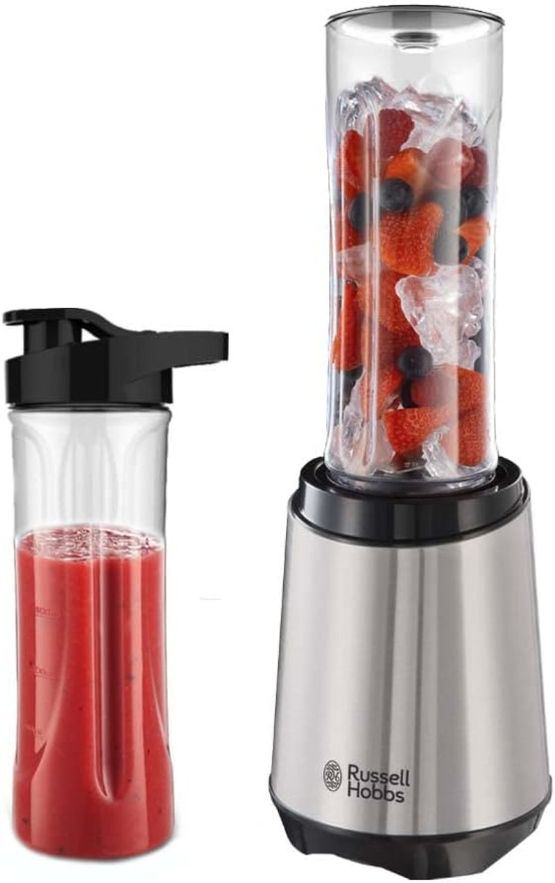 Blender Russell Hobbs 23470-56 Mix&Go - 300 W - cu 2 sticle de 600 ml