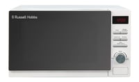Digitálna mikrovlnná rúra Russell Hobbs RHM2079A 20 l, 800 W, 5 úrovní výkonu, 8 automatických programov, biela, hodiny, časovač, automatické rozmrazovanie 1