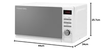 Digitálna mikrovlnná rúra Russell Hobbs RHM2079A 20 l, 800 W, 5 úrovní výkonu, 8 automatických programov, biela, hodiny, časovač, automatické rozmrazovanie 9