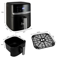 Friteuză cu aer cald Russell Hobbs Satisfry 27621-56 XL, 5,5 litri, Negru 9