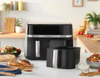Teplovzdušná fritéza Russell Hobbs Satisfry 27681-56 s dvojitým košom 9 l — chybná, na náhradné diely: nejde zapnúť (stav: pozri 2. obrázok) 13