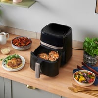 Teplovzdušná fritéza Russell Hobbs SatisFry Rapid 4,3 l, bez oleja, s dotykovou obrazovkou, 9 programami, vhodná do umývačky riadu, čierna 4