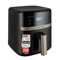 Teplovzdušná fritéza Russell Hobbs SatisFry Rapid 4,3 l, bez oleja, s dotykovou obrazovkou, 9 programami, vhodná do umývačky riadu, čierna 1