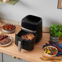 Teplovzdušná fritéza Russell Hobbs SatisFry Rapid 4,3 l, bez oleja, s dotykovou obrazovkou, 9 programami, vhodná do umývačky riadu, čierna 9