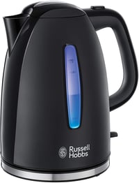 Russell Hobbs Textures+ 1,7L Vízforraló 2400W LED Világítás Gyors Fűtés Fekete 1