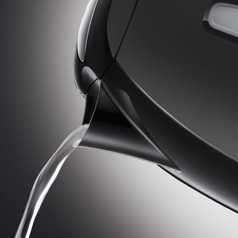 Russell Hobbs Textures+ 1,7L Vízforraló 2400W LED Világítás Gyors Fűtés Fekete