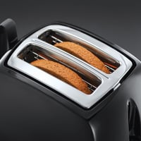 Hriankovač Russell Hobbs Textures Plus 22601-56 – 2 široké otvory, nadstavec na rozpekanie pečiva, 6 stupňov opečenia, funkcia rozmrazovania, 850 W, čierny 4