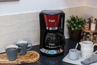 Russell Hobbs Victoria digitális üveg kávéfőző 1,25L programozható időzítővel 8
