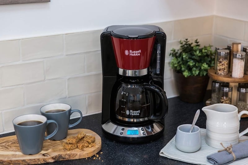 Russell Hobbs Victoria digitális üveg kávéfőző 1,25L programozható időzítővel