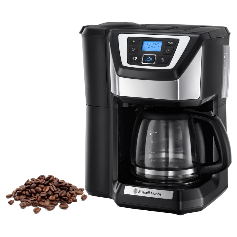 Filtračný kávovar Russell Hobbs Victory 22000-56 so zabudovaným mlynčekom, 1,5 l, na 12 šálok