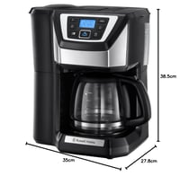 Filtračný kávovar Russell Hobbs Victory 22000-56 so zabudovaným mlynčekom, 1,5 l, na 12 šálok 9