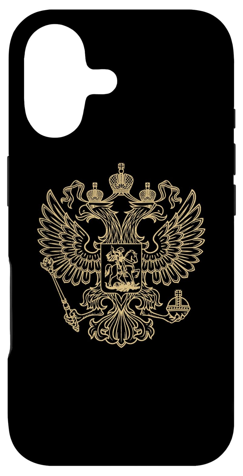 RUSKÁ FEDERÁCIA Rusko Dvojhlavý orol Štátny znak Ruska Symbol Puzdro na iPhone 17