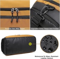 Rutiyoka Sport és Utazótáska Férfiaknak és Nőknek, Narancs Színű Többfunkciós Duffel Táska 56cm 3