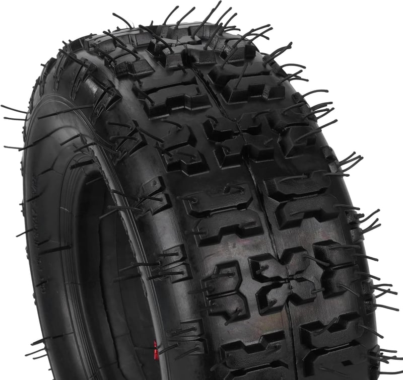 RUTU 13x5.00-6 Gumiabroncs és Tömlő TR87 Szeleppel - Quad, Gokart, Fűnyíró és Kerti Traktor Kerék Szett, 2db