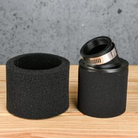 Filtru de aer curbat RUTU 38 mm pentru motor GY6 în 4 timpi de 50-150cc, ATV, Quad, Moped, Dirt Bike - Negru 4