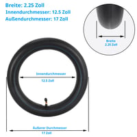 RUTU elektromos roller belső tömlő 12,5 x 2,25 - 2 db (Bella/Bistro/Blossom/Chrissy/Hannah Montana) 2