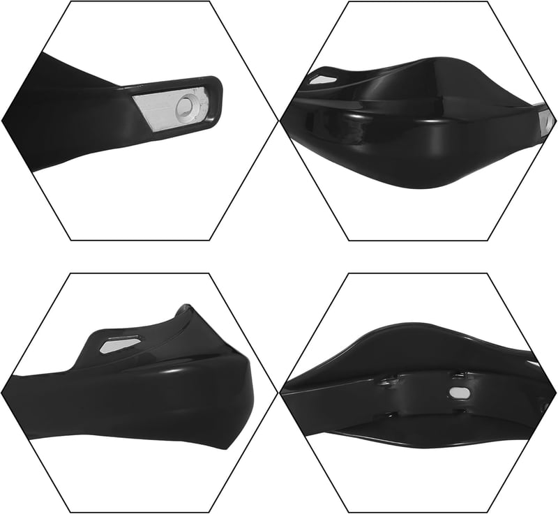 RUTU Motorkerékpár Kézvédő 22mm Fekete Enduro Motocross ATV Dirt Bike