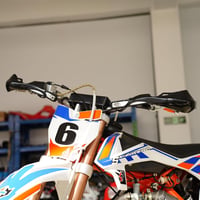 RUTU Motorkerékpár Kézvédő 22mm Fekete Enduro Motocross ATV Dirt Bike 5