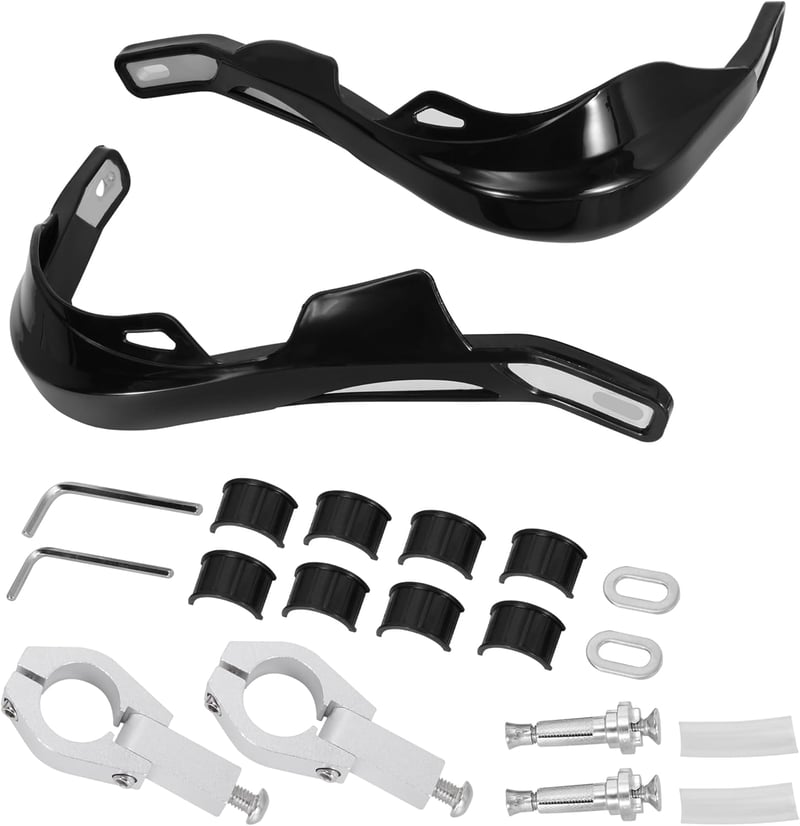 RUTU Motorkerékpár Kézvédő 22mm Fekete Enduro Motocross ATV Dirt Bike