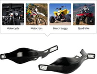 RUTU Univerzális Motorkerékpár Kézvédő Alumínium 7/8" 1 1/8" Piros Dirt Bike ATV 6