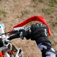 RUTU Univerzális Motorkerékpár Kézvédő Alumínium 7/8" 1 1/8" Piros Dirt Bike ATV 5