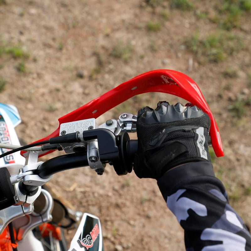 RUTU Univerzális Motorkerékpár Kézvédő Alumínium 7/8" 1 1/8" Piros Dirt Bike ATV