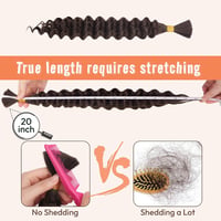 RUWISS 20 Inch Deep Wave Szintetikus Hajhosszabbítás Boho Fonáshoz 2 Csomag Méz Szőke 5