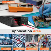 RUZIZAO 60V 20A laboratóriumi tápegység 1200W DC szabályozható kapcsolóüzemű 7