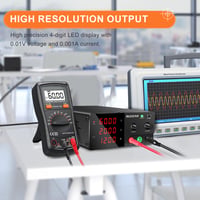 RUZIZAO 60V 20A laboratóriumi tápegység 1200W DC szabályozható kapcsolóüzemű 5