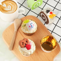 RVLZKCPG Mini forme de hârtie pentru brioșe, 120 bucăți - Forme de copt rezistente la grăsime și apă, pentru cupcake, brioșe, nunți, zile de naștere și petreceri 6