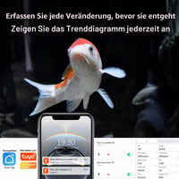 RYAKKA Smart 7 v 1 merač kvality vody v akváriu s WiFi aplikáciou pre sladkú aj slanú vodu, digitálny monitor ORP, salinity, TDS, EC, teploty a pH 5